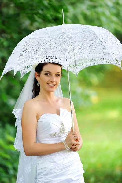 Portrét krásné nevěsty — Stock fotografie