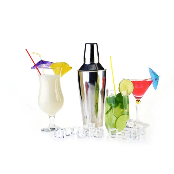 Collection of cocktail drinks — Stock Photo, Image