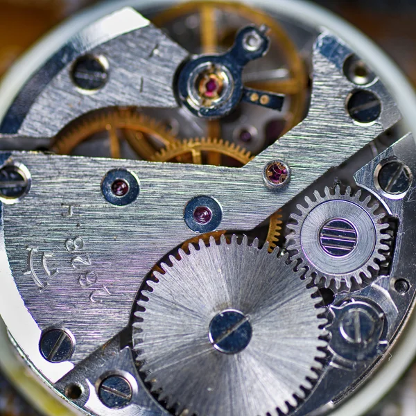 Mechanism of pocket watch — Stock Photo, Image