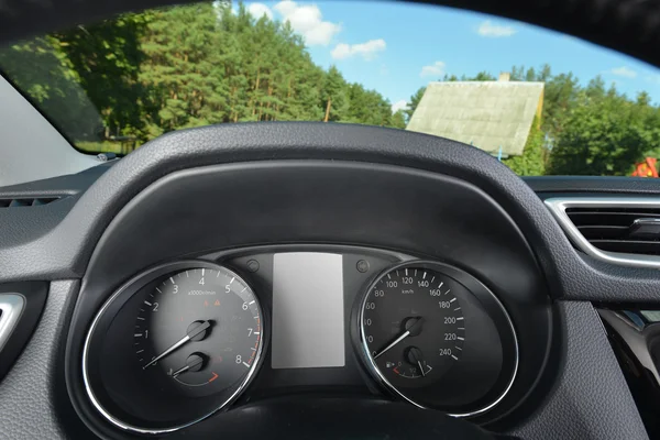 Instrument panel of car — Stock Photo, Image