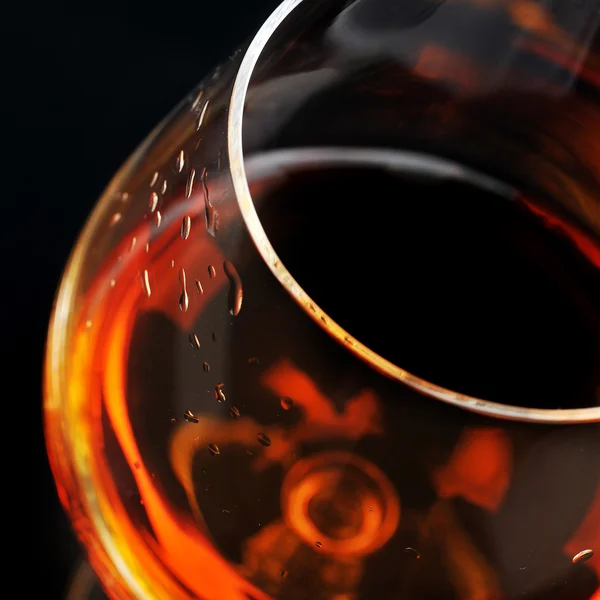 Snifter of  brandy in  glass — Stock Photo, Image