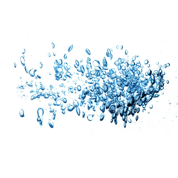Burbujas de agua azul —  Fotos de Stock
