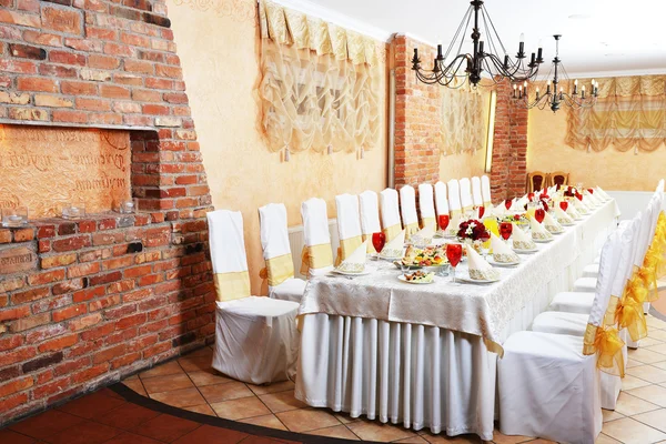 Wedding reception waiting for guests — Stock Photo, Image