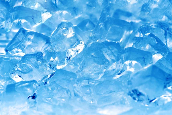 Blue ice cubes Stock Picture