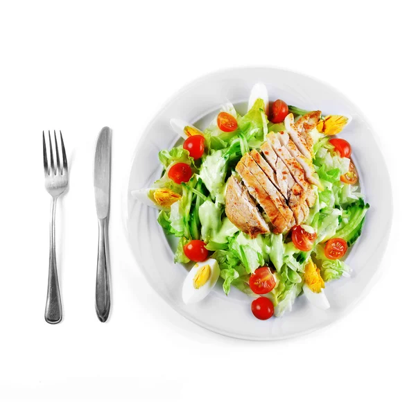 Fräsch sallad med sallad — Stockfoto