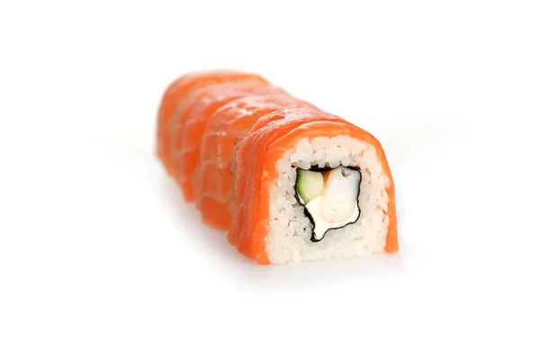 Tasty sushi with salmon — Stock Photo, Image