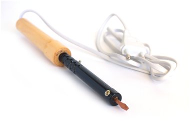 Elektrikli beyaz izole havya