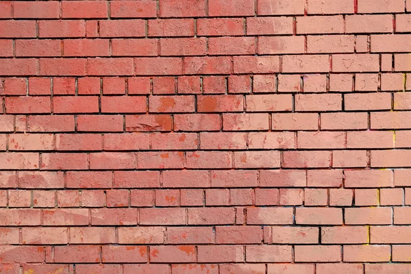 Стены из красного кирпича в качестве фона — стоковое фото