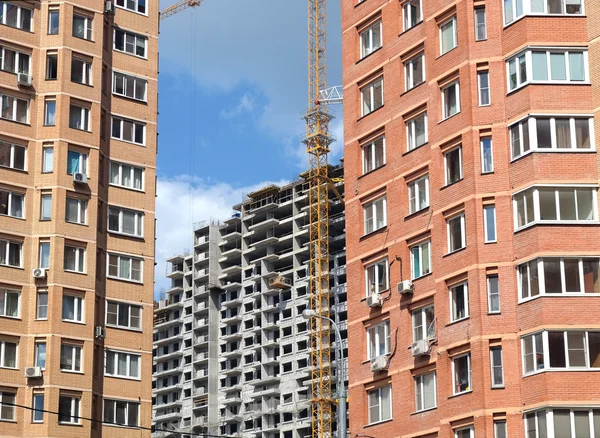 Bautätigkeit in der Stadt — Stockfoto