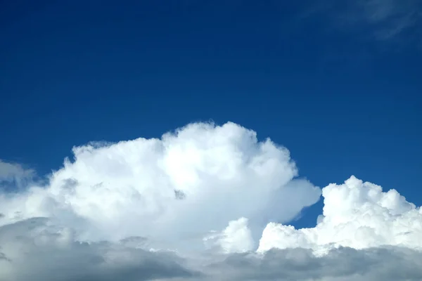 Paisagem Céu Bonito Com Nuvens Brancas Parte Inferior Foto Céu — Fotografia de Stock