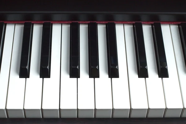 Piano roll framifrån närbild — Stockfoto
