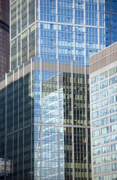 Skyscrapers in office business cluster — Stock Photo, Image