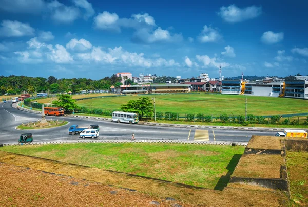 Шрі-Ланка. Кільцева дорога перед головним входом до форту Галле — стокове фото