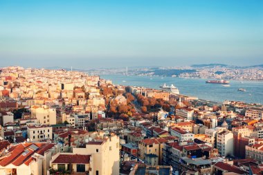 Panoramik Boğaziçi Galata Kulesi, Istanbul, Türkiye