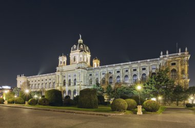 Maria Theresa Meydanı. Sanat ve tarih müzesi Kunsthistorisches Müzesi Viyana, Avusturya.