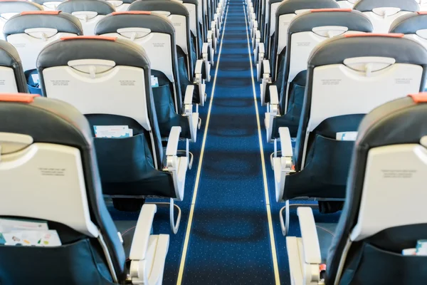 The interior of the plane. — Stock Photo, Image