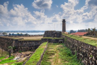 Sri Lanka Galle şehir içinde şehir Saat Kulesi