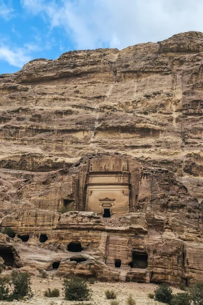 Natura di Petra, Giordania. Petra è una delle nuove sette meraviglie del mondo — Foto Stock