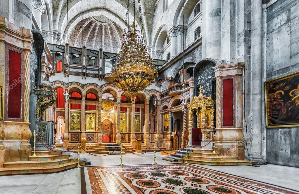 Jeruzalem. Israël. Heilige Grafkerk Church - kerk van de opstanding — Stockfoto