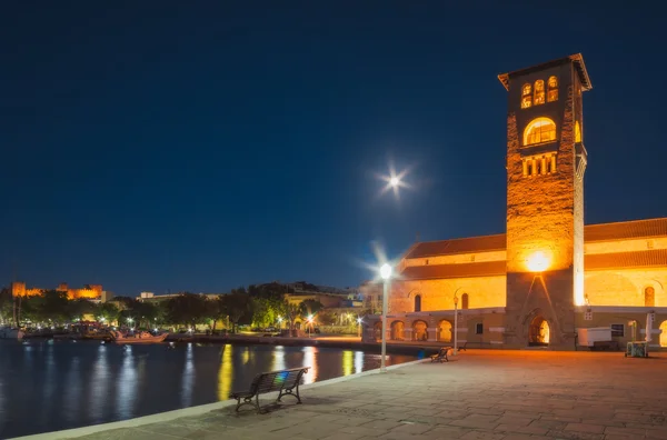 Evangelizmos Church (Church of the Annunciation).  Greece, Rhodes. — Stock Photo, Image