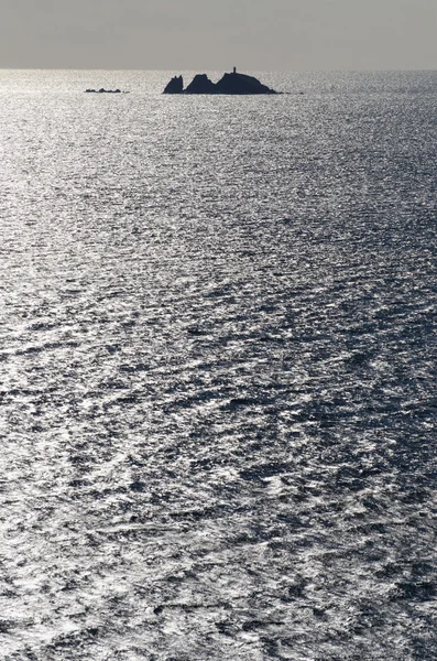 Havet och klipporna, havsstrand — Stockfoto