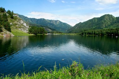 Dağ gölü, Altay, Rusya