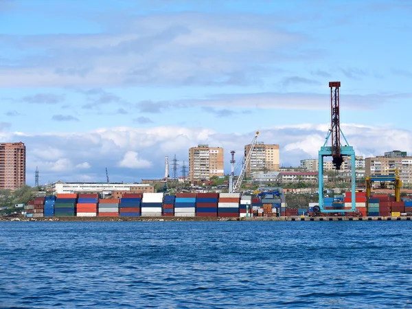 Seaport Vladivostok, Russia — Stock Photo, Image