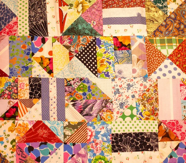 Patchwork, nahtloser Hintergrund — Stockfoto