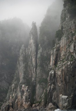 Dağ kayalar, chine, Japon Denizi, Pasifik Okyanusu, Rusya'nın kayalık uçurum, Primorye, kaya sahil