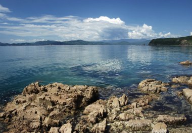 Japonya deniz, primorye, deniz manzarası