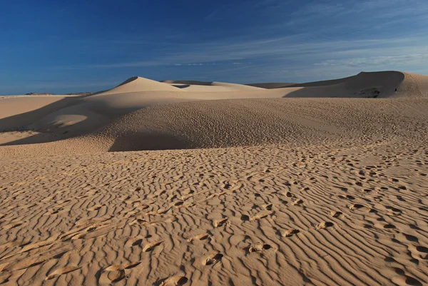 Пустыня, белые песчаные дюны — стоковое фото