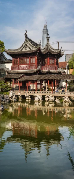 Jardim Yuyuan (Jardim da Felicidade), Cidade Velha de Xangai, China — Fotografia de Stock