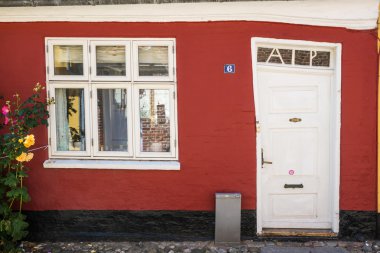 Eski evde Ribe, Güney Jutland, Danimarka