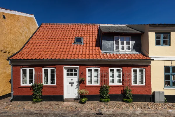 Casa velha em Ribe, Jutlândia do Sul, Dinamarca — Fotografia de Stock