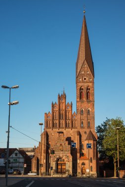 St. Alban'ın Kilisesi (Sankt Albani Kirke), Odense, Funen island, Danimarka