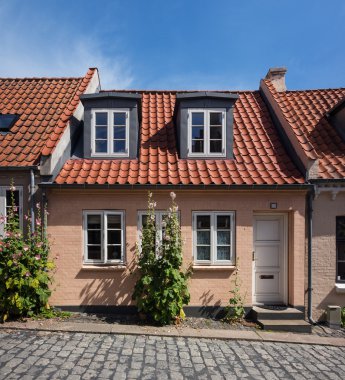 Eski evlerde: Odense, Funen island, Danimarka