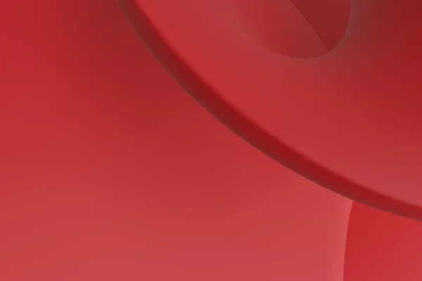 Roter Abstrakter Computer Generierte Verzerrte Wellenform — Stockfoto