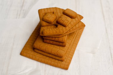 Zencefilli kurabiye evi için parçalar. Yeni yıla hazırlanıyorum, Noel 'e..