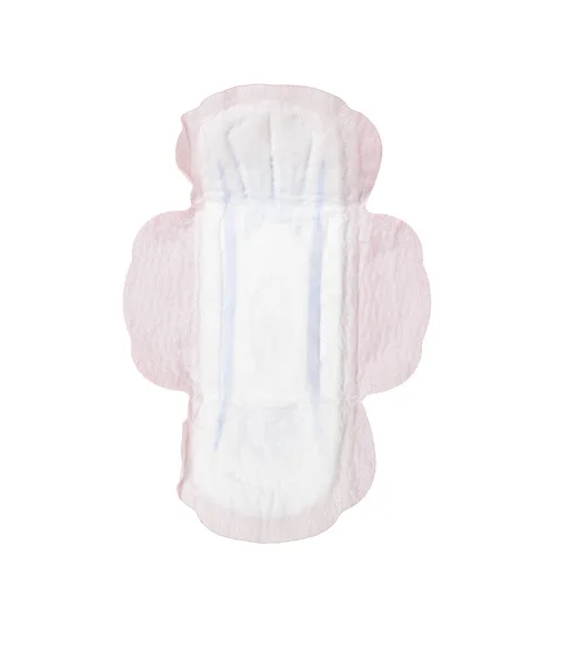 Feminine Pad White Background Hygiene Product Menstruation — Stock Photo, Image