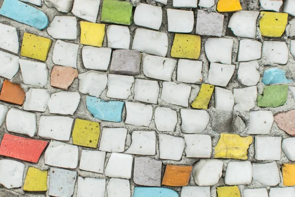 Background Multi Colored Mosaic Wall — Stock Photo, Image