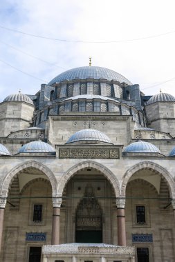 Süleymaniye Cami avlusu. Istanbul, Türkiye