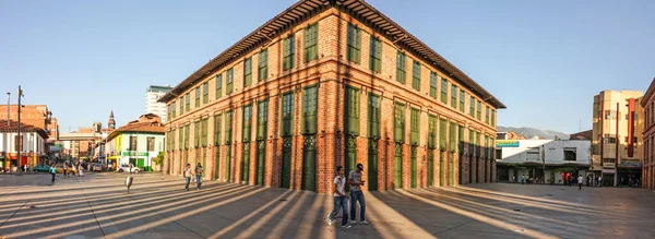 Medellin Kolumbien Januar 2010 Cisneros Platz Auch Lichtplatz Genannt Plaza — Stockfoto