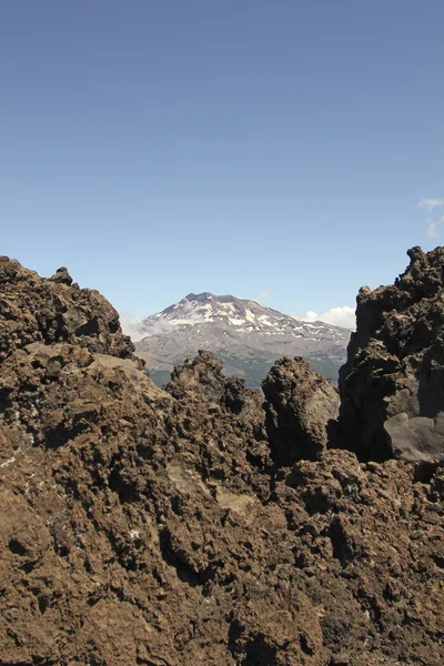 Paysage volcanique dans le sud du Chili — Photo