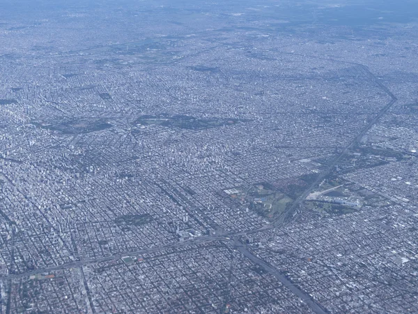 Widok z lotu ptaka, Buenos Aires, Argentyna — Zdjęcie stockowe