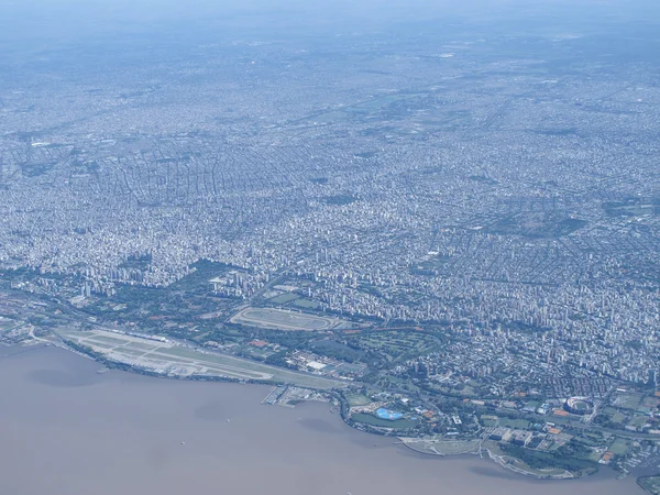Αεροφωτογραφία του Μπουένος Άιρες, Αργεντινή — Φωτογραφία Αρχείου