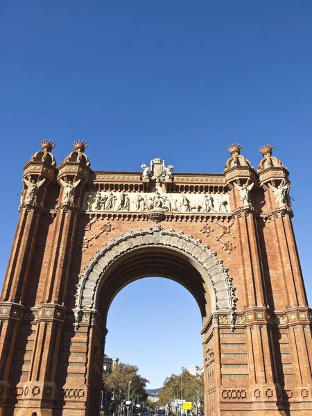 Oblouk triumfální, barcelona — Stock fotografie