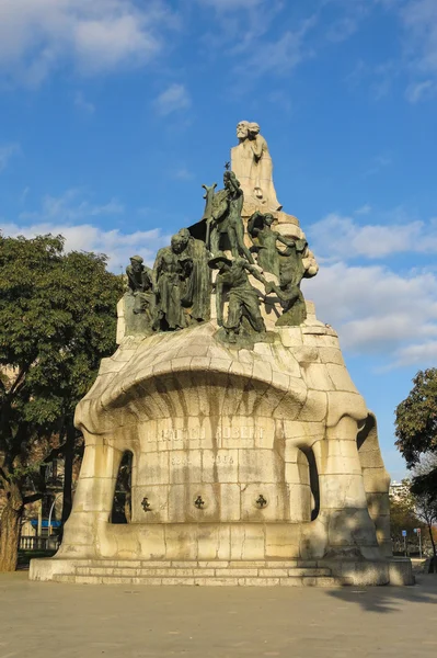 Pomnik dla lekarz Robert, Barcelona — Zdjęcie stockowe