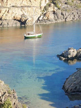 Akdeniz bay gemilerde. İspanya