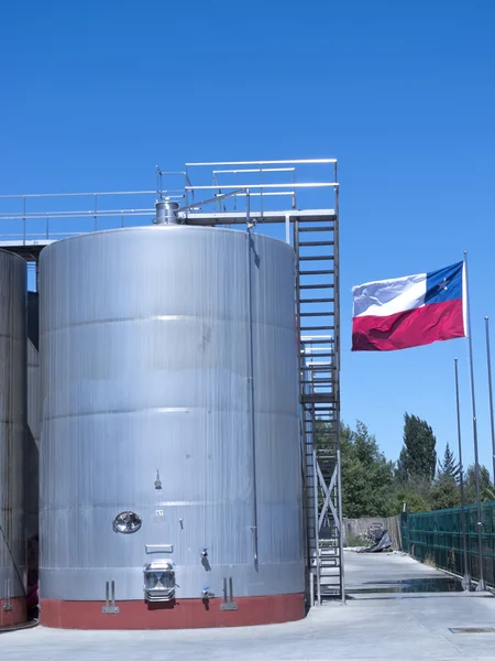 Виноробної промисловості в Чилі — стокове фото