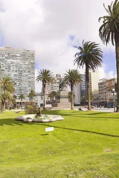 Plaza de la Independencia, Montevideo, Uruguay — Foto de Stock